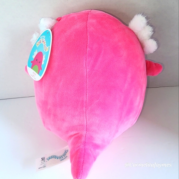 ARCHIE 🦎 Blacklight Hot Pink Axolotl Original Squishmallow by KellyToy NWT - Picture 5 of 8